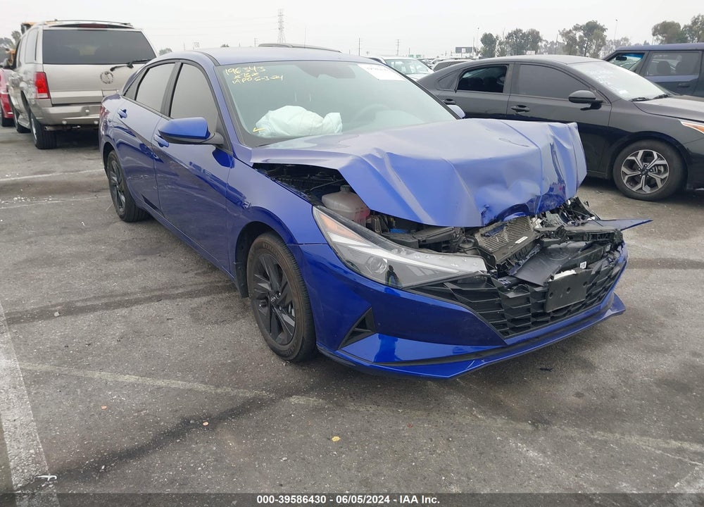 2023 HYUNDAI ELANTRA HYBRID BLUE VIN: KMHLM4AJ3PU059901