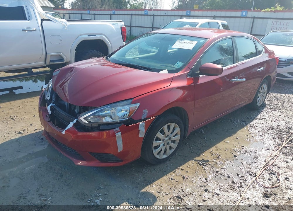 2017 NISSAN SENTRA SV VIN: 3N1AB7AP7HL641313