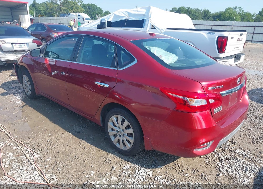 2017 NISSAN SENTRA SV VIN: 3N1AB7AP7HL641313