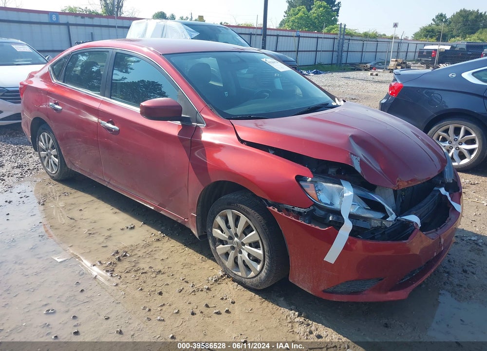 2017 NISSAN SENTRA SV VIN: 3N1AB7AP7HL641313