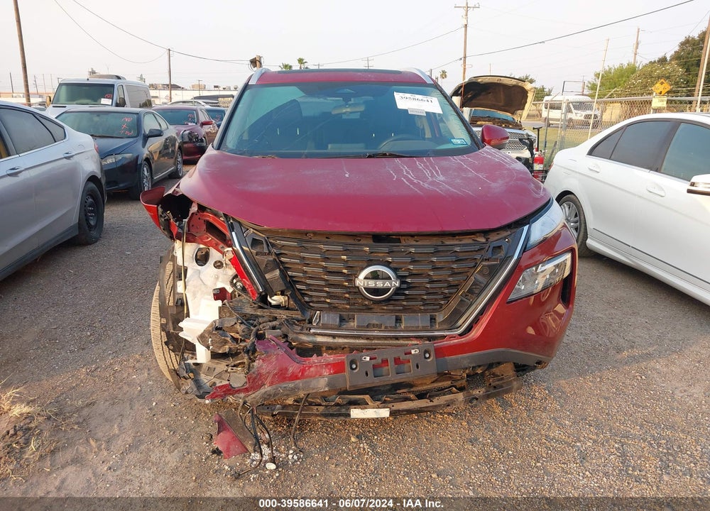 2022 NISSAN ROGUE SV FWD VIN: 5N1BT3BA7NC726852