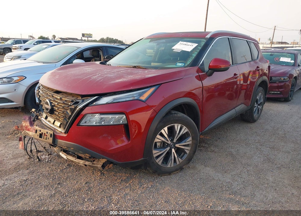 2022 NISSAN ROGUE SV FWD VIN: 5N1BT3BA7NC726852