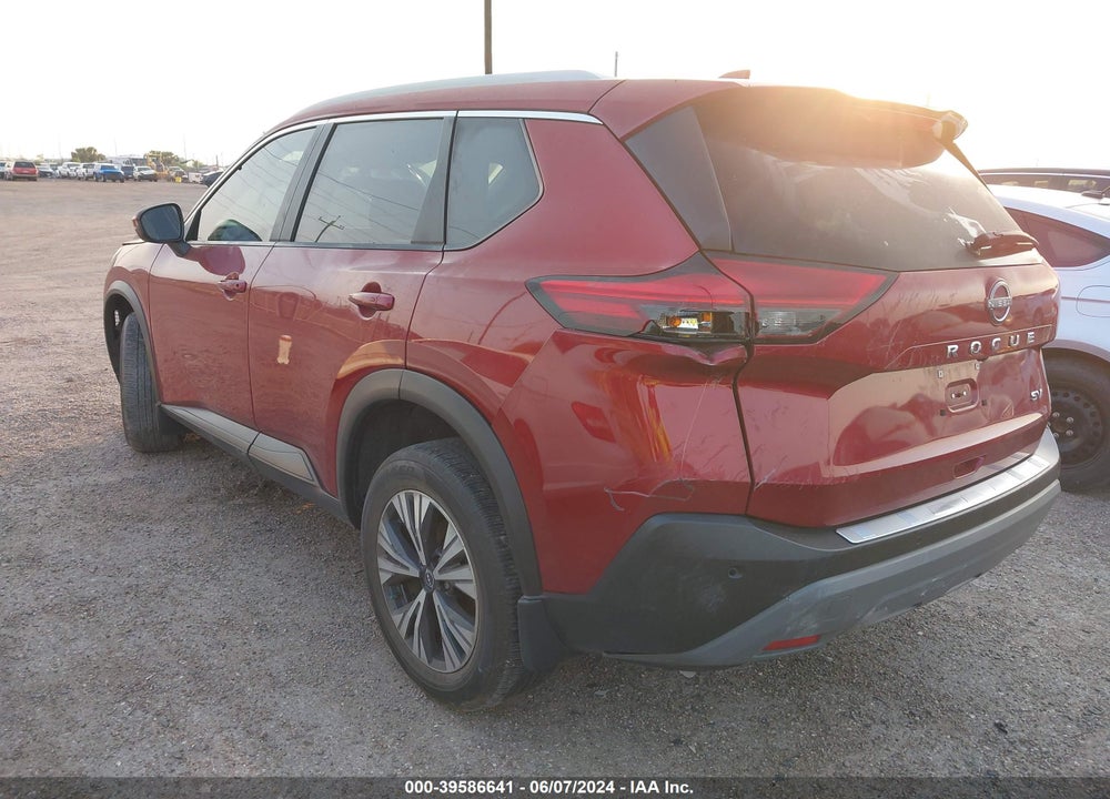 2022 NISSAN ROGUE SV FWD VIN: 5N1BT3BA7NC726852