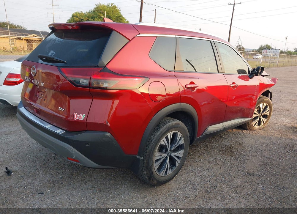 2022 NISSAN ROGUE SV FWD VIN: 5N1BT3BA7NC726852