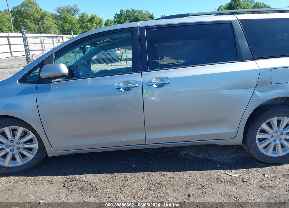 2014 TOYOTA SIENNA XLE 7 PASSENGER VIN: 5TDDK3DC4ES072728