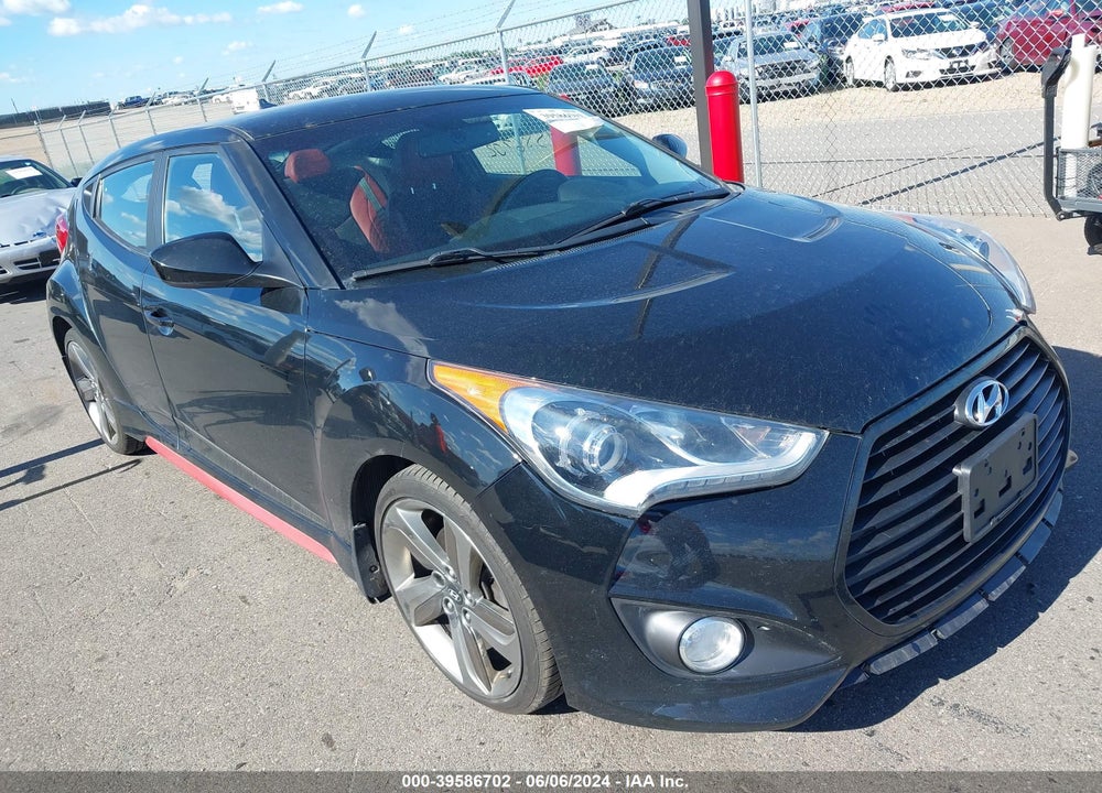 2014 HYUNDAI VELOSTER TURBO R-SPEC VIN: KMHTC6AE8EU198596