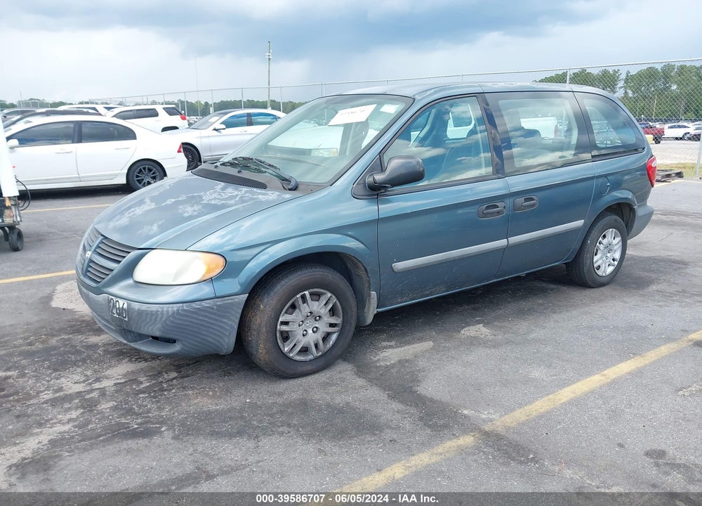 2006 DODGE CARAVAN SE VIN: 1D4GP25E76B725038