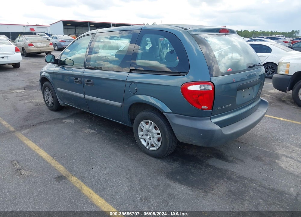2006 DODGE CARAVAN SE VIN: 1D4GP25E76B725038