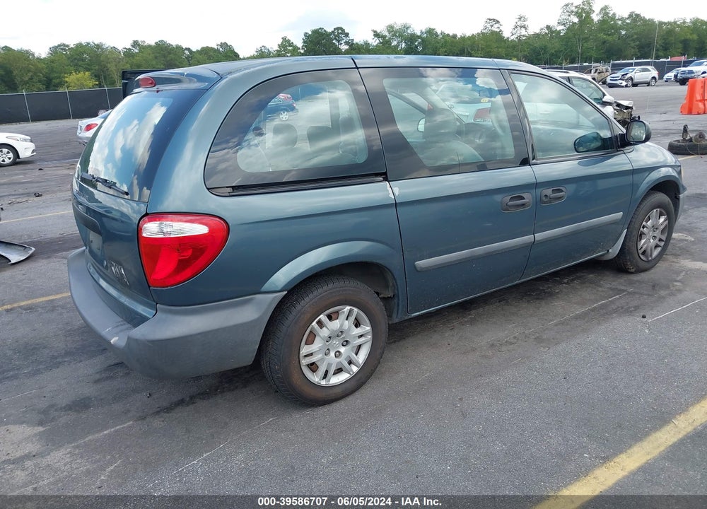 2006 DODGE CARAVAN SE VIN: 1D4GP25E76B725038