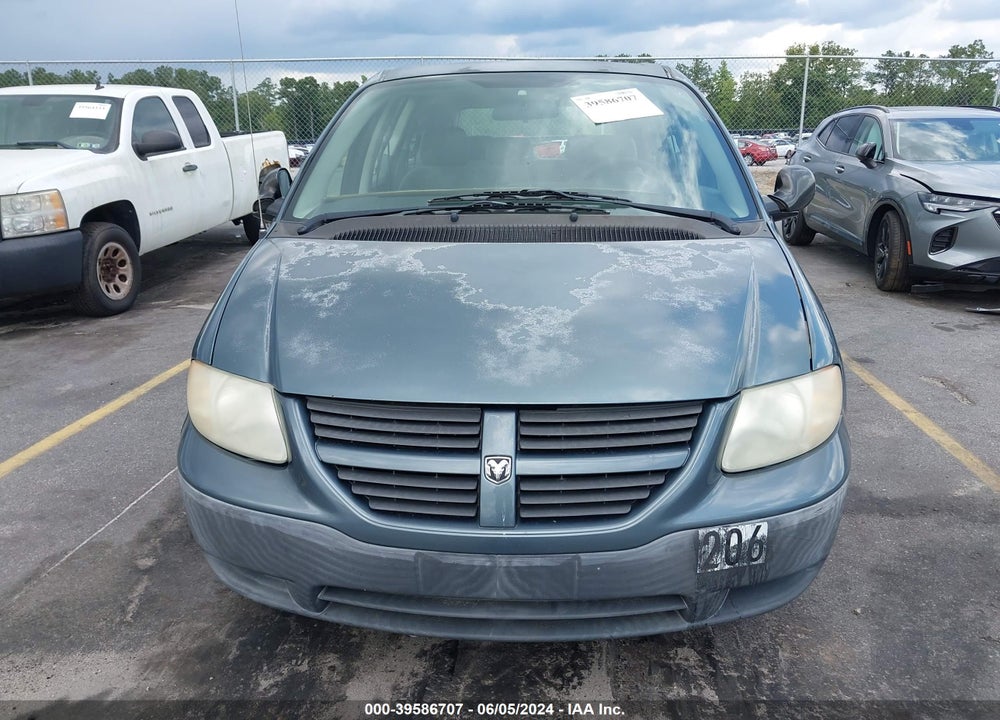 2006 DODGE CARAVAN SE VIN: 1D4GP25E76B725038