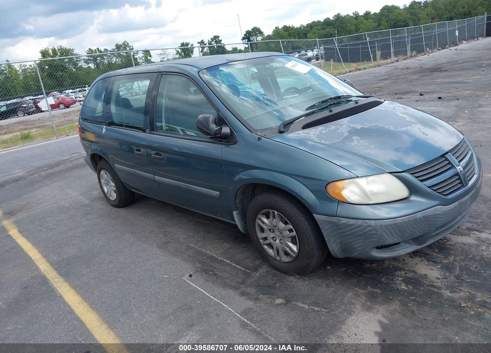 2006 DODGE CARAVAN SE VIN: 1D4GP25E76B725038