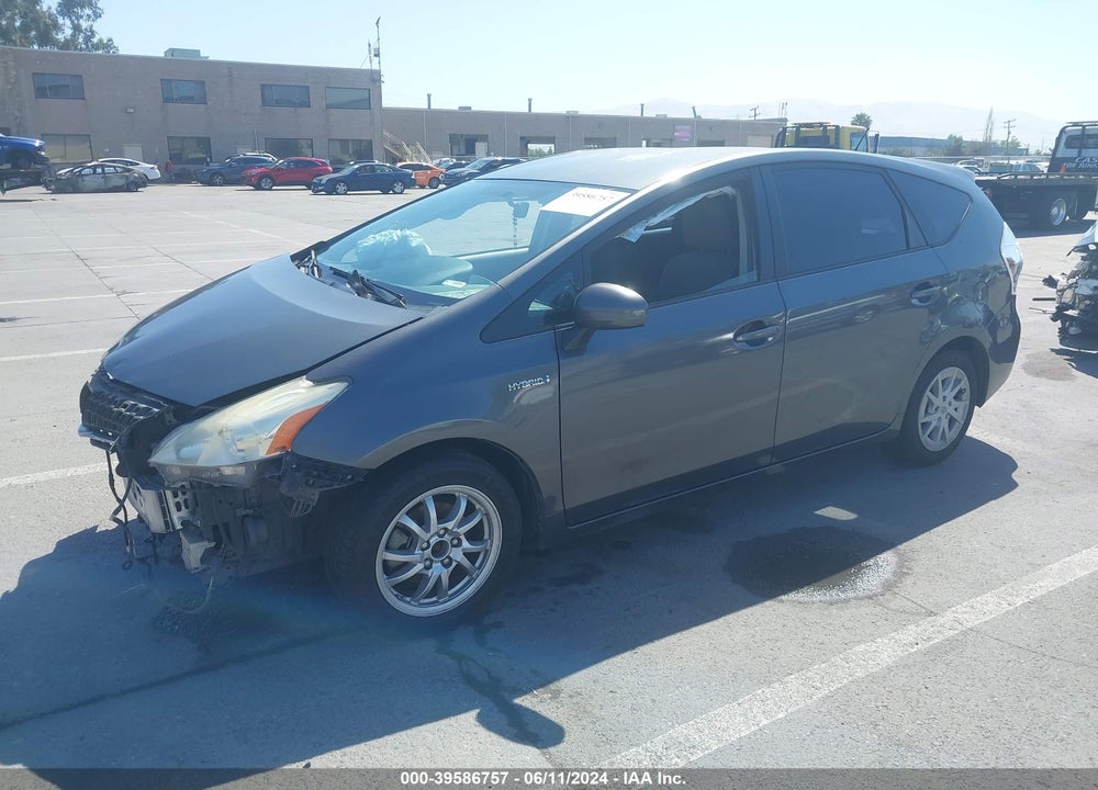 2012 TOYOTA PRIUS V TWO VIN: JTDZN3EU2C3070429