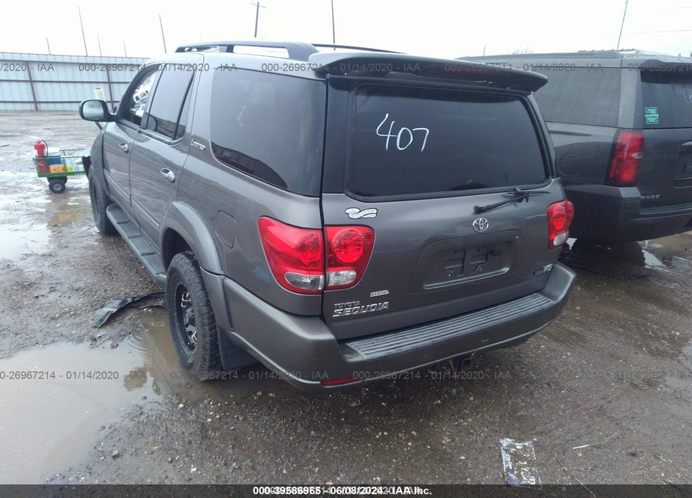 2006 TOYOTA SEQUOIA LIMITED V8 VIN: 5TDZT38A16S282717
