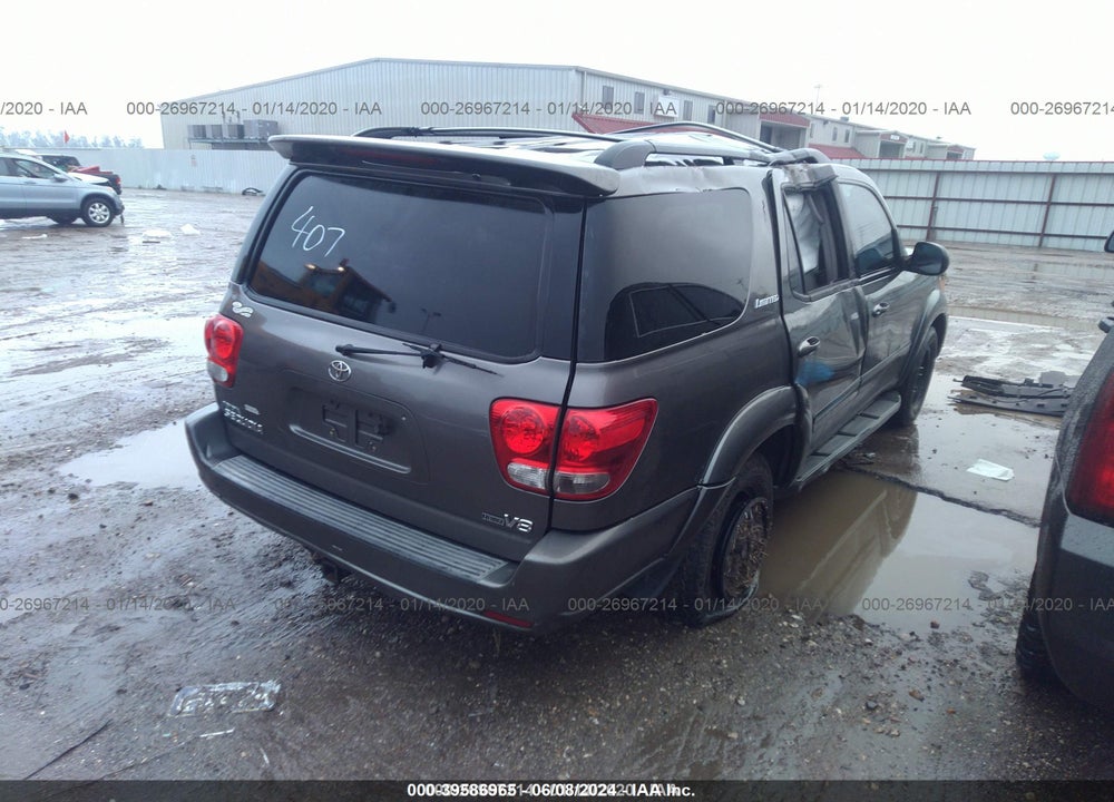 2006 TOYOTA SEQUOIA LIMITED V8 VIN: 5TDZT38A16S282717