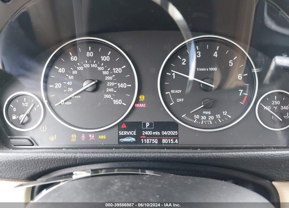 2013 BMW 320I VIN: WBA3B1C54DK130052