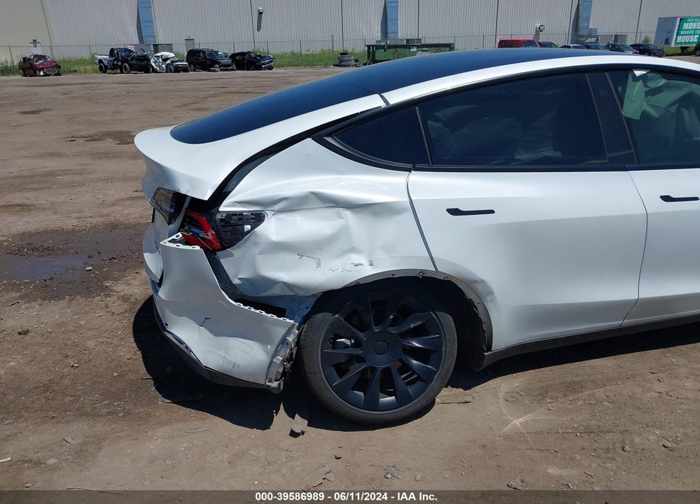 2021 TESLA MODEL Y LONG RANGE DUAL MOTOR ALL-WHEEL DRIVE VIN: 5YJYGAEEXMF117407