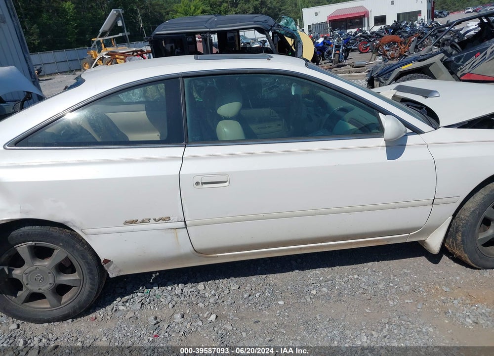 2000 TOYOTA CAMRY SOLARA SLE V6 VIN: 2T1CF28P9YC376528