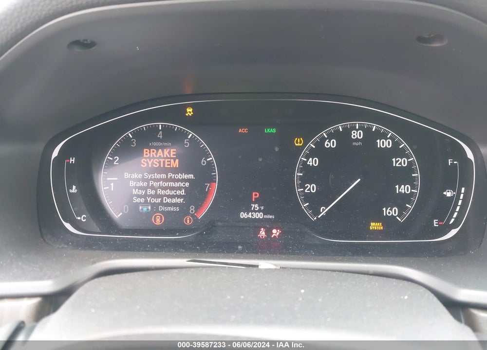2018 HONDA ACCORD EX-L 2.0T VIN: 1HGCV2F59JA007829