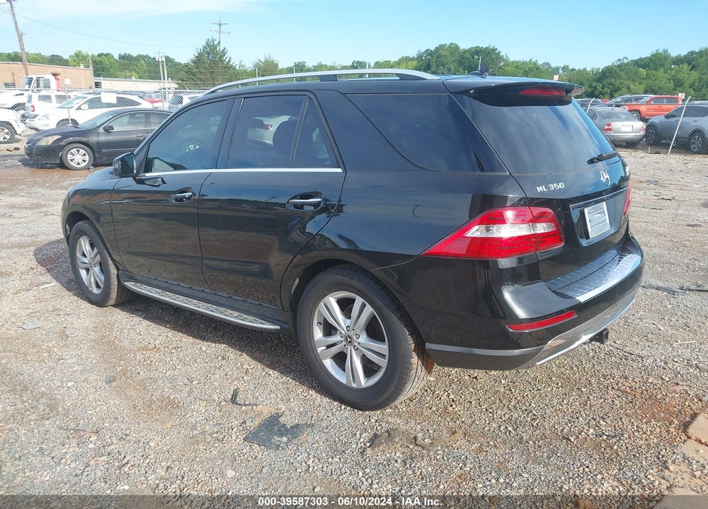 2012 MERCEDES-BENZ ML 350 4MATIC VIN: 4JGDA5HB5CA020577