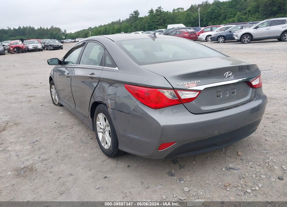 2014 HYUNDAI SONATA GLS VIN: 5NPEB4AC2EH844972