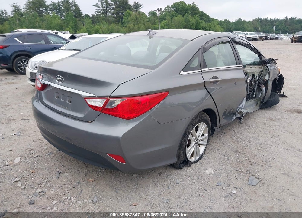 2014 HYUNDAI SONATA GLS VIN: 5NPEB4AC2EH844972