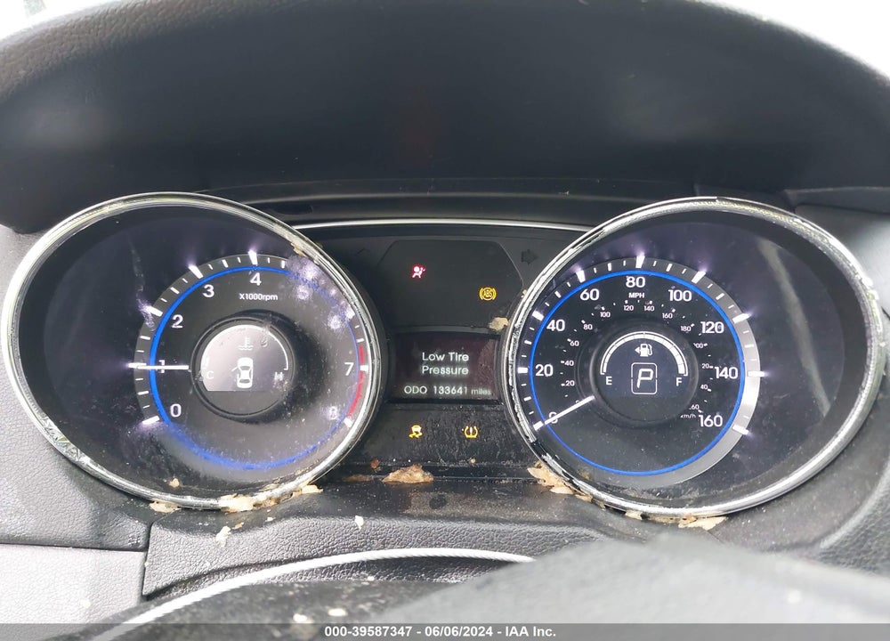 2014 HYUNDAI SONATA GLS VIN: 5NPEB4AC2EH844972