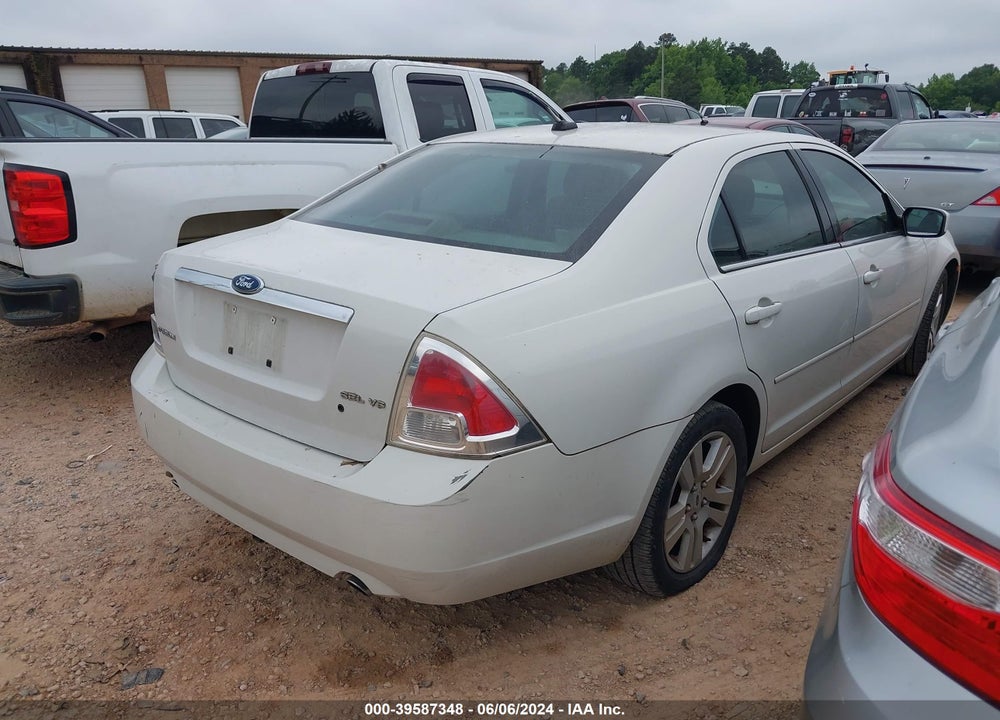 2008 FORD FUSION SEL VIN: 3FAHP081X8R269491