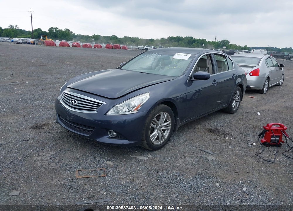 2011 INFINITI G37X VIN: JN1CV6AR2BM355698