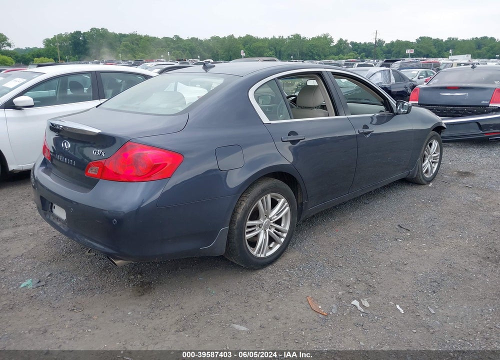 2011 INFINITI G37X VIN: JN1CV6AR2BM355698
