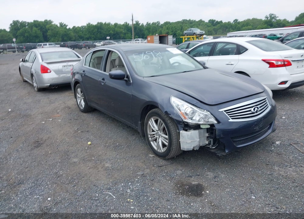 2011 INFINITI G37X VIN: JN1CV6AR2BM355698