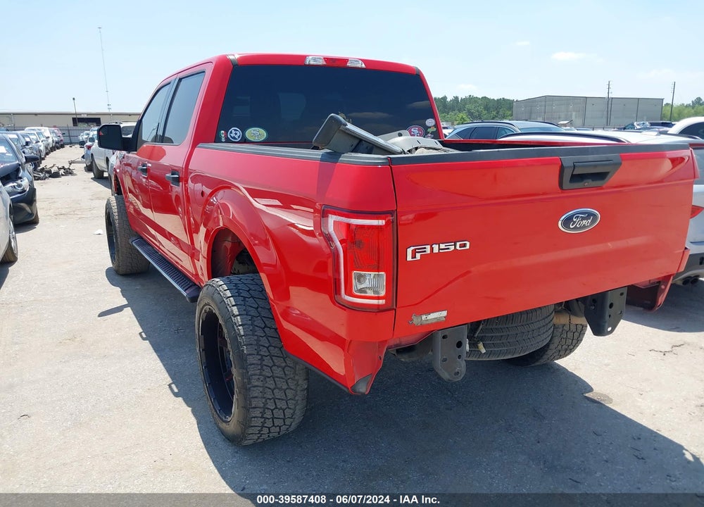 2015 FORD F-150 XLT VIN: 1FTEW1CGXFKD54947