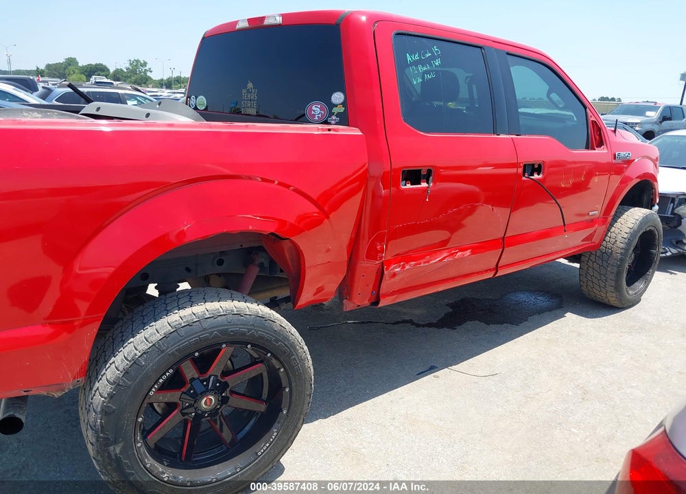 2015 FORD F-150 XLT VIN: 1FTEW1CGXFKD54947