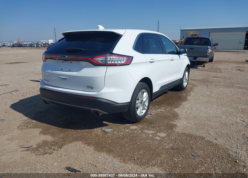 2016 FORD EDGE SEL VIN: 2FMPK4J92GBB04331