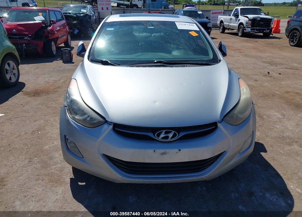 2014 HYUNDAI ELANTRA LIMITED VIN: 5NPDH4AE3EH489063