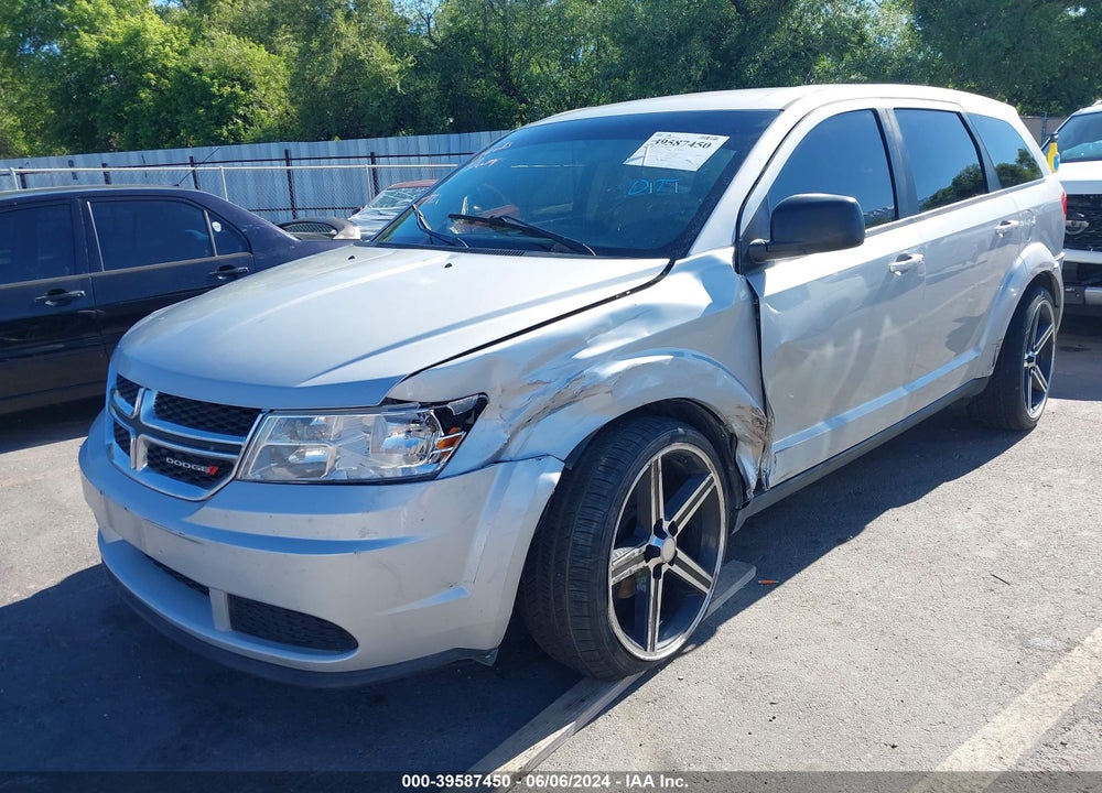 2014 DODGE JOURNEY AMERICAN VALUE PKG VIN: 3C4PDCAB8ET267532