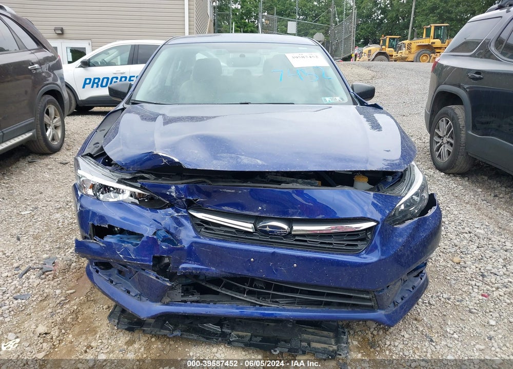 2022 SUBARU IMPREZA BASE VIN: 4S3GKAB62N3600282