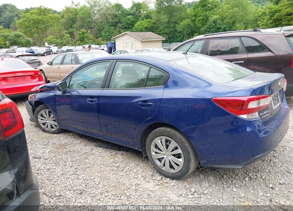 2022 SUBARU IMPREZA BASE VIN: 4S3GKAB62N3600282