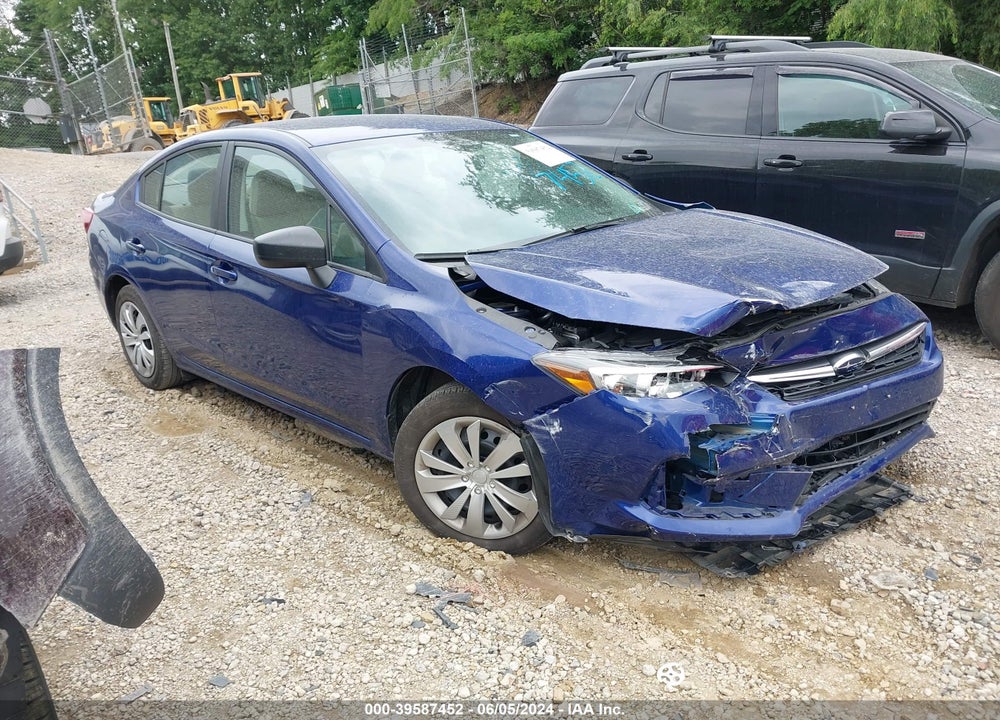 2022 SUBARU IMPREZA BASE VIN: 4S3GKAB62N3600282