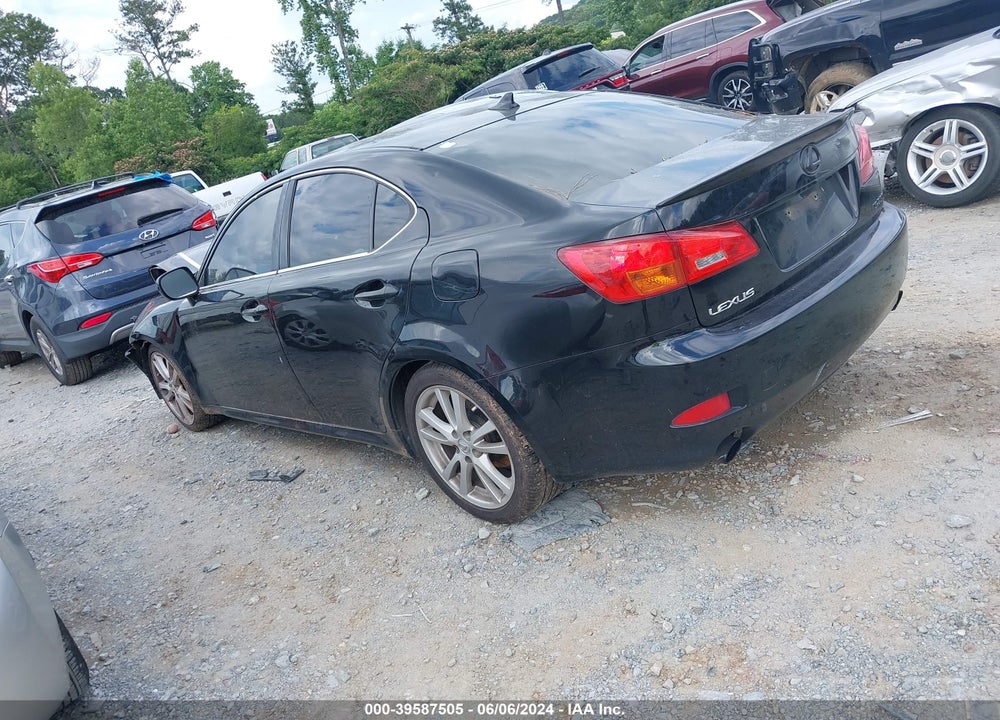 2007 LEXUS IS 250 VIN: JTHBK262672050342
