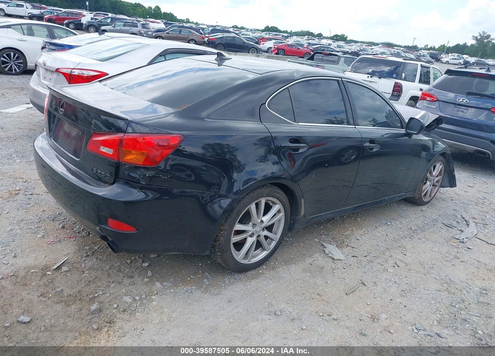 2007 LEXUS IS 250 VIN: JTHBK262672050342