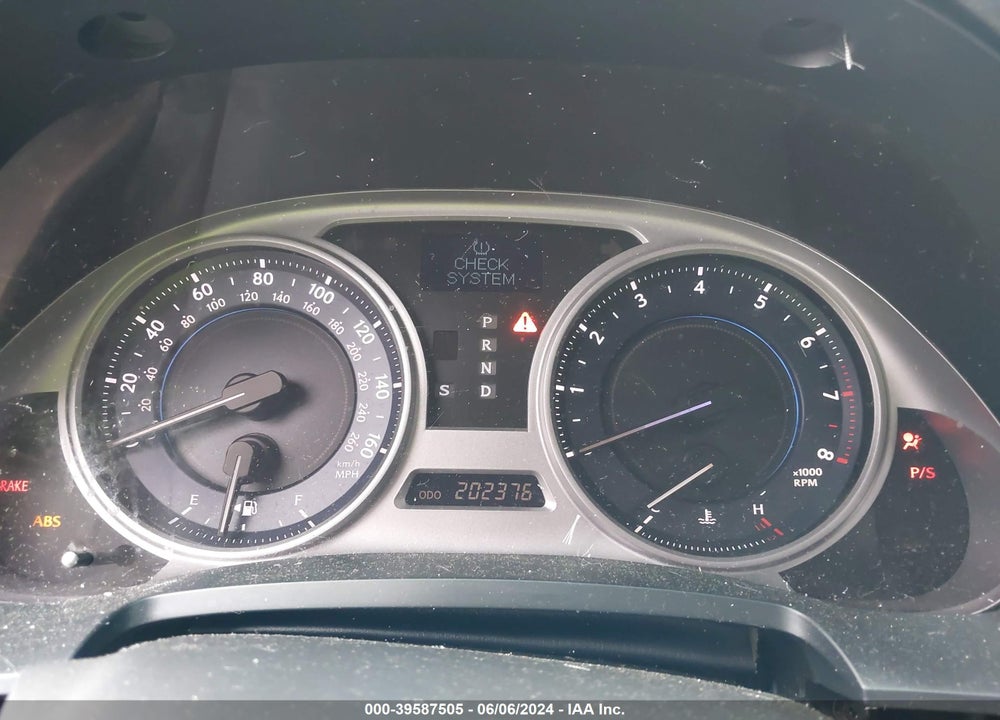 2007 LEXUS IS 250 VIN: JTHBK262672050342