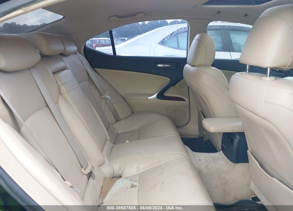 2007 LEXUS IS 250 VIN: JTHBK262672050342