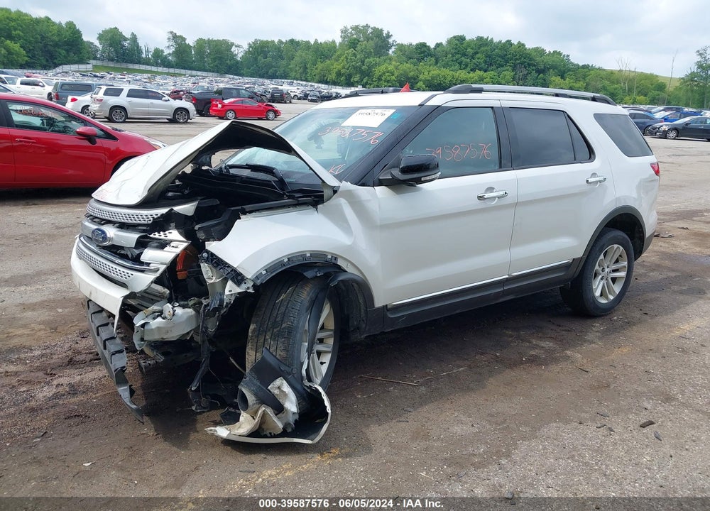 2014 FORD EXPLORER XLT VIN: 1FM5K8D86EGC01927
