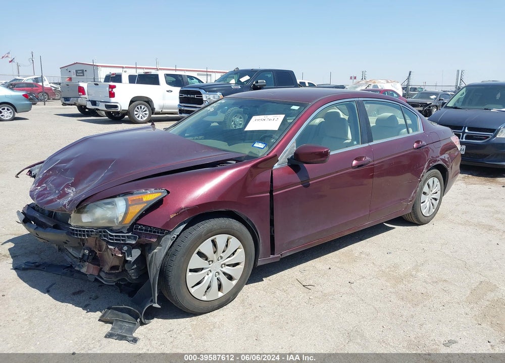 2010 HONDA ACCORD 2.4 LX VIN: 1HGCP2F3XAA168876