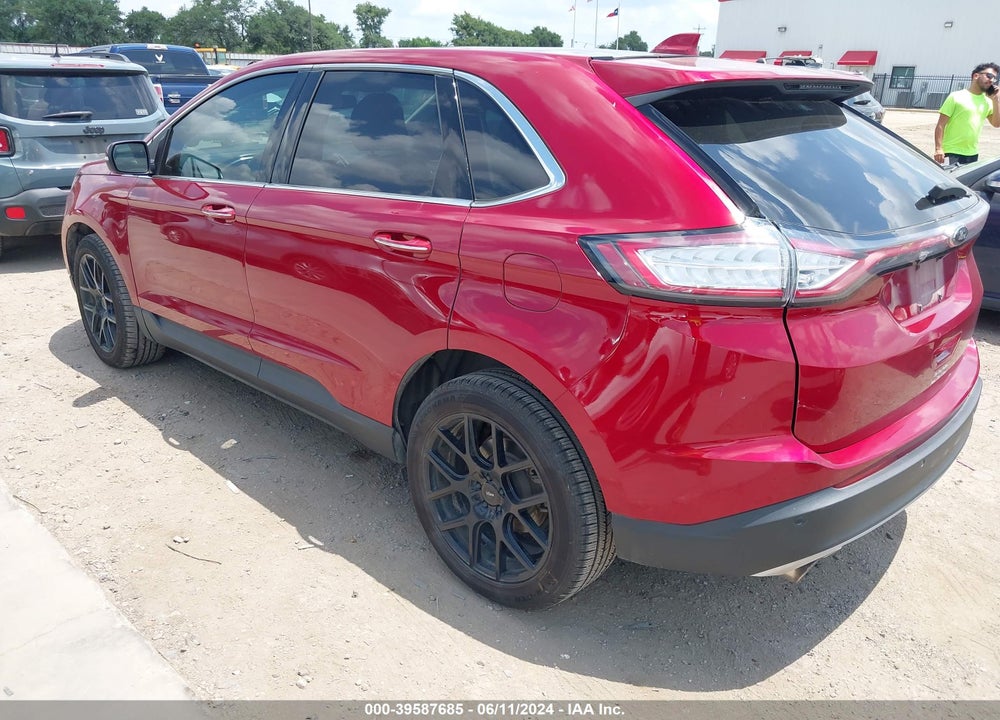 2015 FORD EDGE TITANIUM VIN: 2FMPK3K84FBB60009