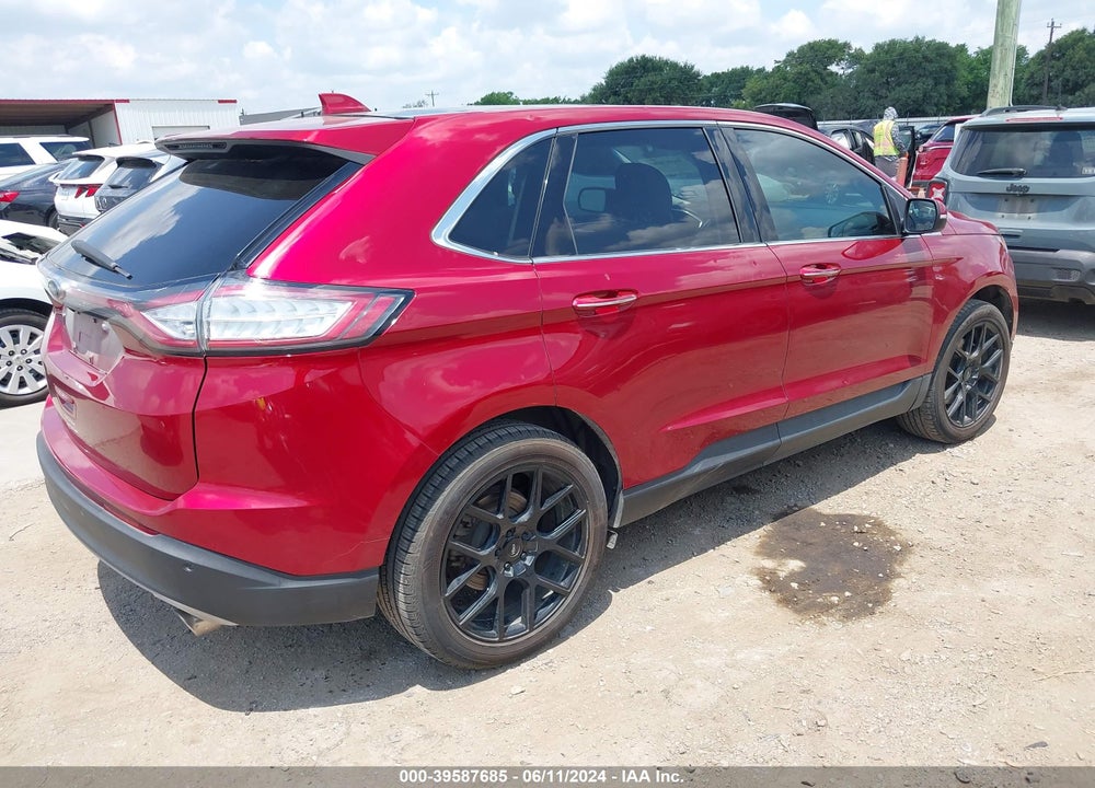 2015 FORD EDGE TITANIUM VIN: 2FMPK3K84FBB60009