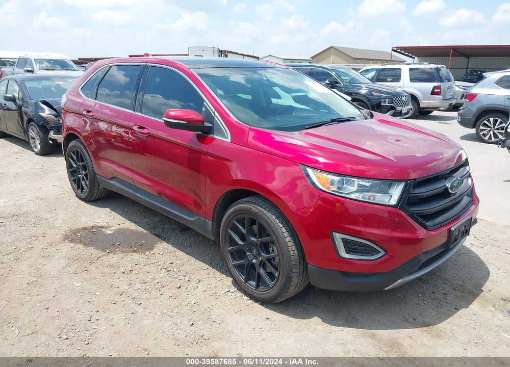 2015 FORD EDGE TITANIUM VIN: 2FMPK3K84FBB60009