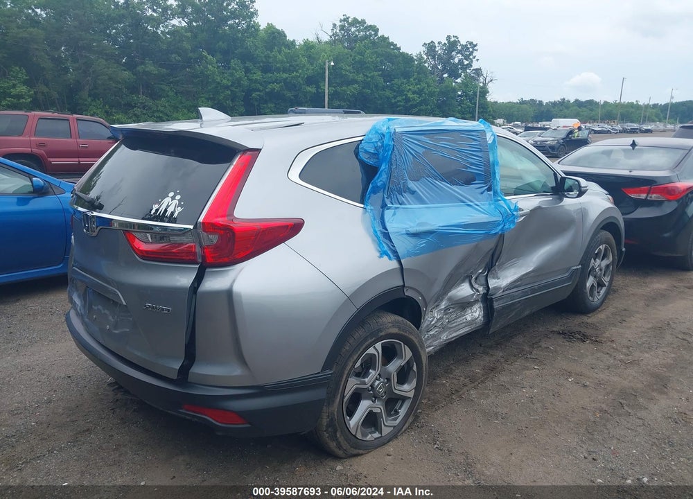 2019 HONDA CR-V EX VIN: 2HKRW2H50KH609595