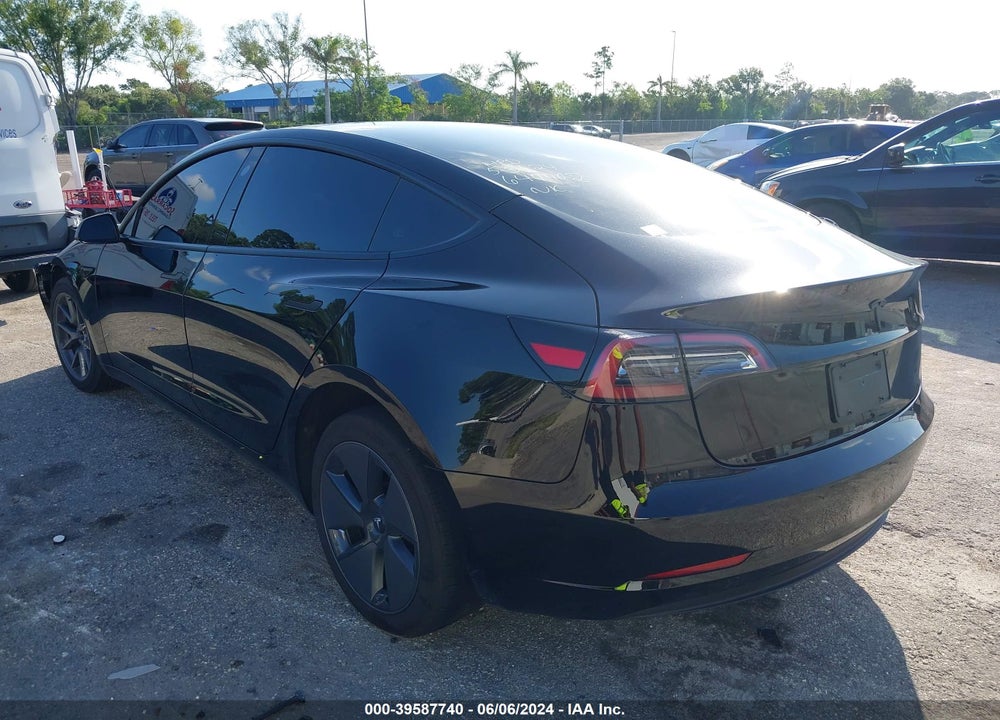 2023 TESLA MODEL 3 REAR-WHEEL DRIVE VIN: 5YJ3E1EA8PF647702