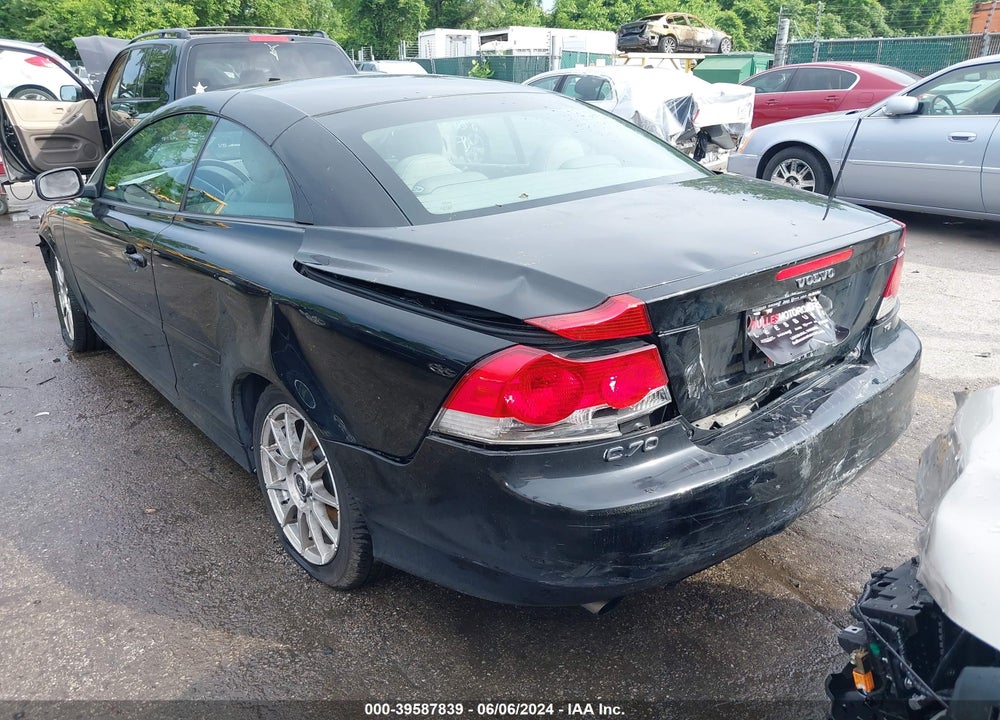 2008 VOLVO C70 T5 VIN: YV1MC67258J053487